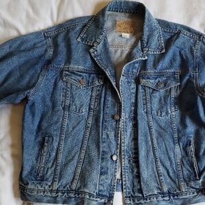 GAP Denim Jacket, Vintage 1990's, Unisex. Size XL, 100% Cotton